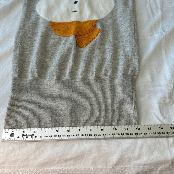 Sweewe Paris Women's Lightweight Angora Blend Sweater Dress Small Polar Bear - Picture 13 of 14